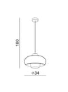 Azzarddo Lampada Valten 32 AZ3167 Cromo