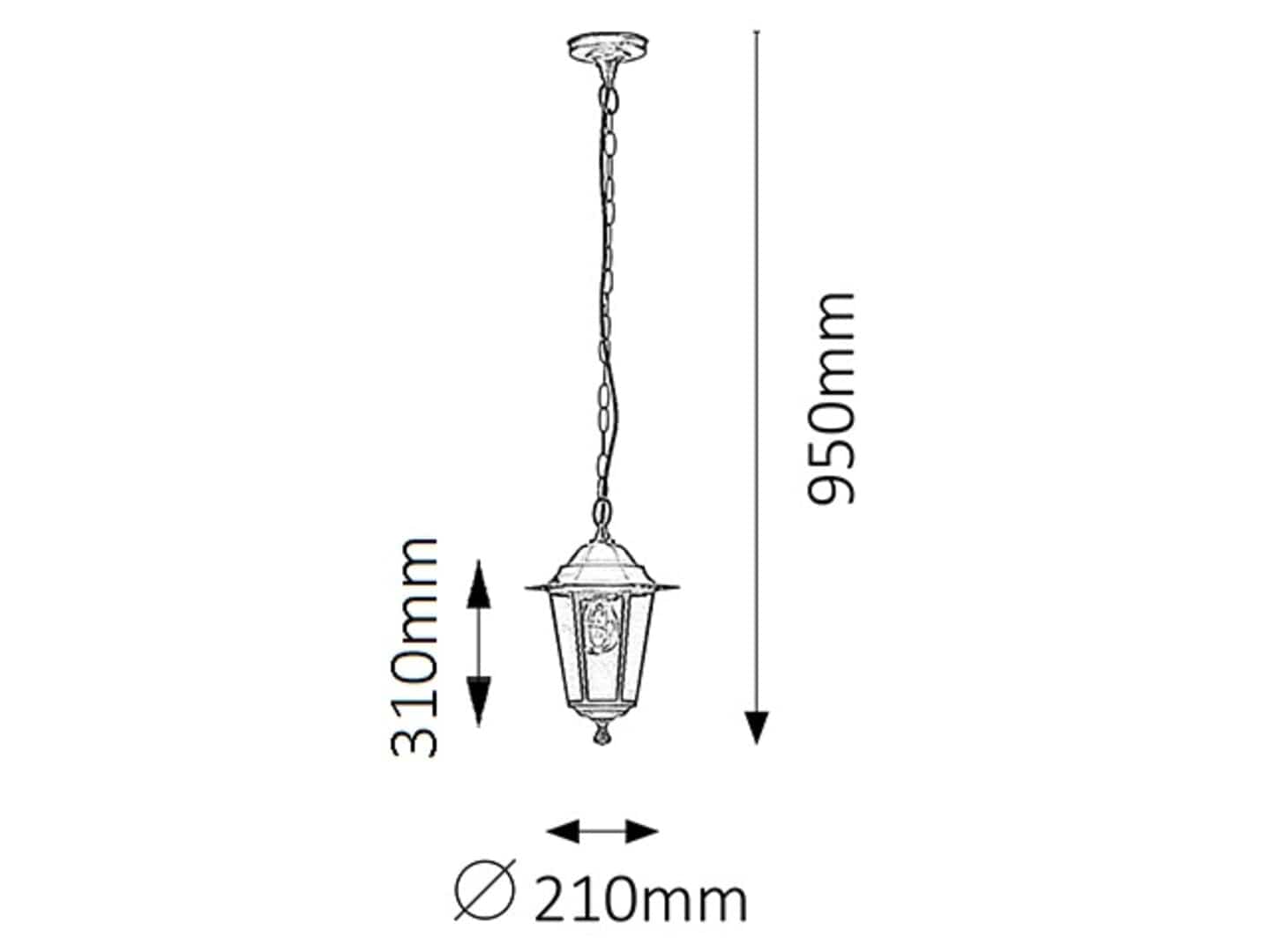 Lampada Velence 8208 Nero (3)