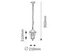 Lampada Velence 8208 Nero (3)