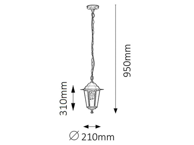 Lampada Velence 8208 Nero (3)
