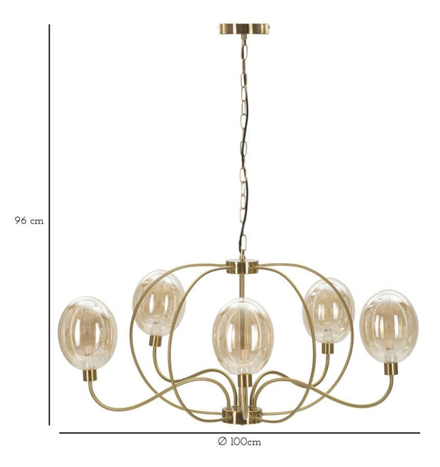 Mauro Ferretti Lampada Vienna Oro