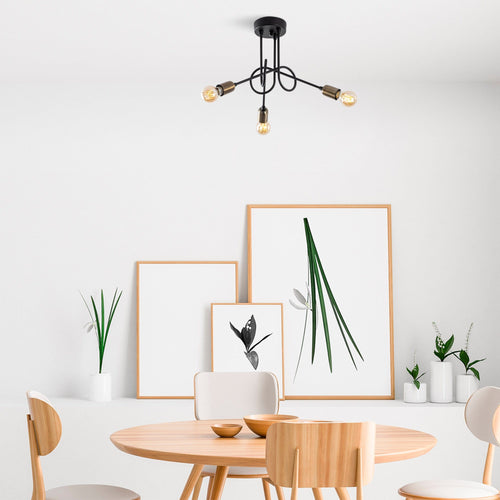 Lampada Viraj 10875 Nero (1)