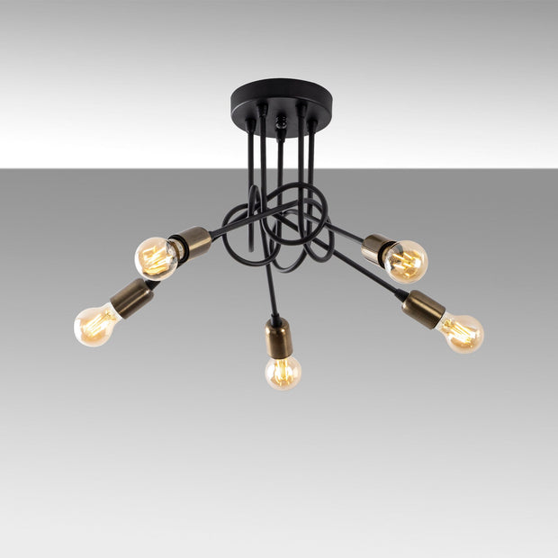 Lampada Viraj 10880 Nero (2)