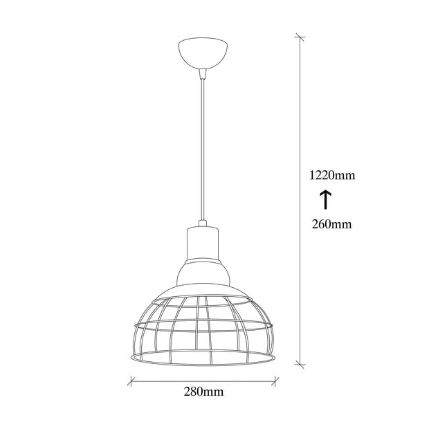 Lampada Wire 2211 Nero (2)