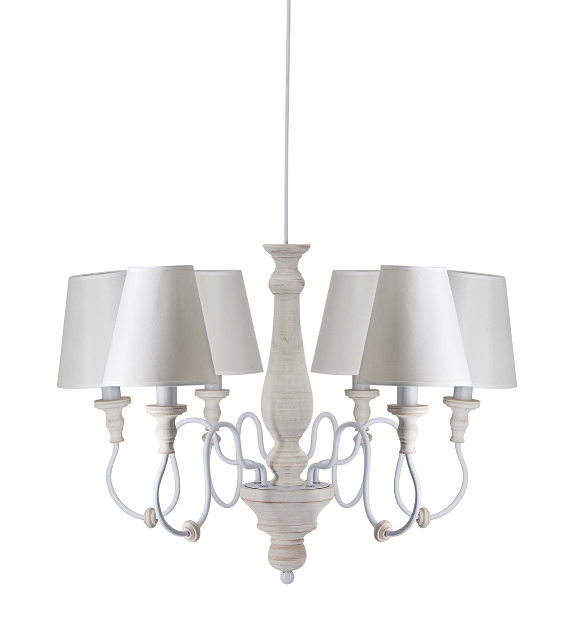 Lampada Wooden SP6 Bianco
