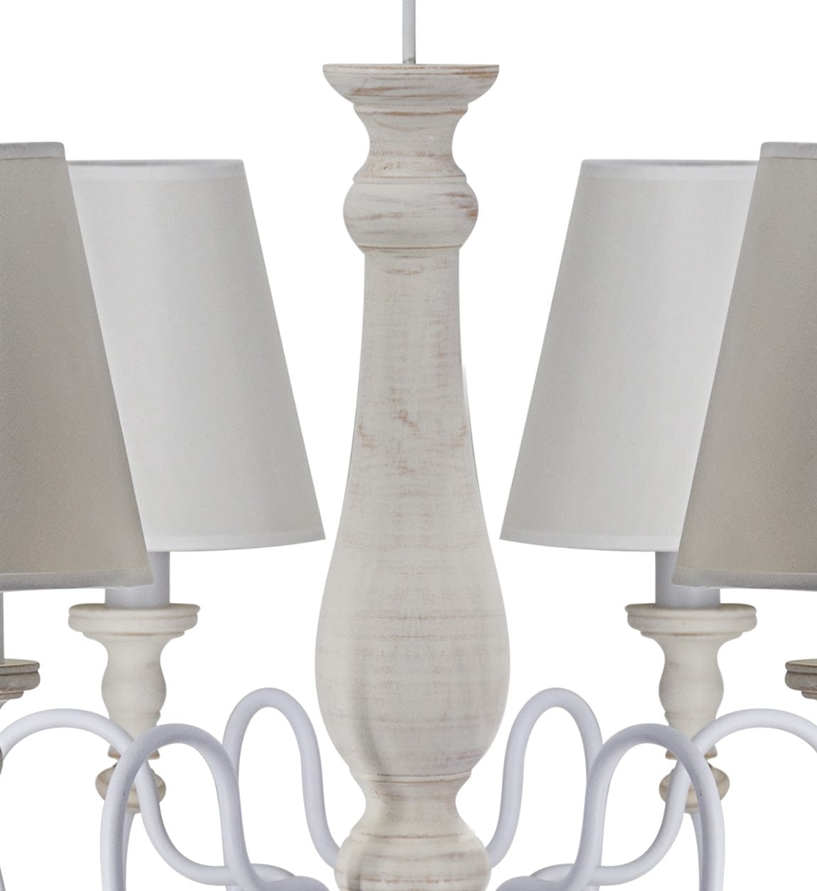 Lampada Wooden SP6 Bianco (1)