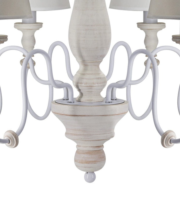Lampada Wooden SP6 Bianco (2)