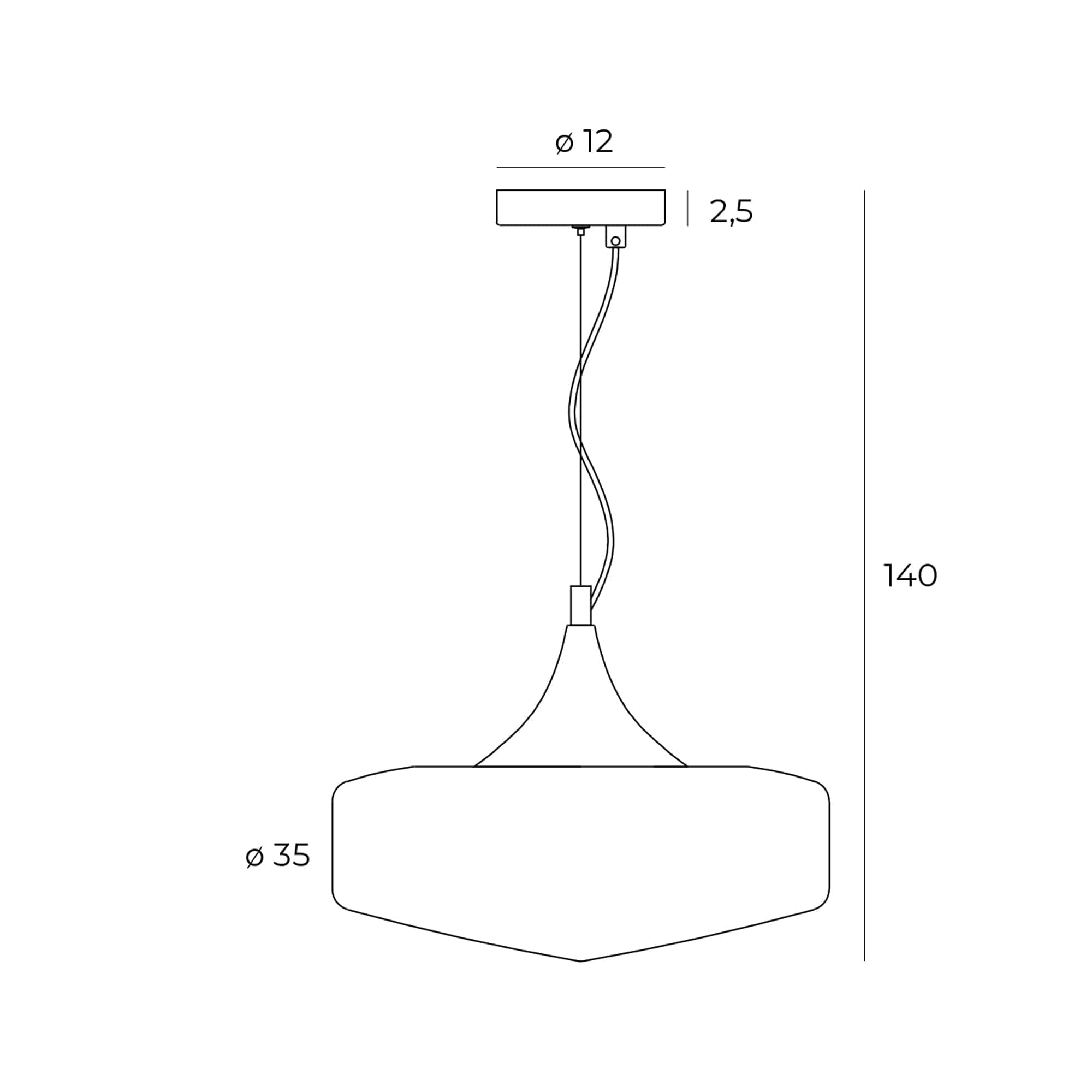Lampada Yama P0466 Oro (2)