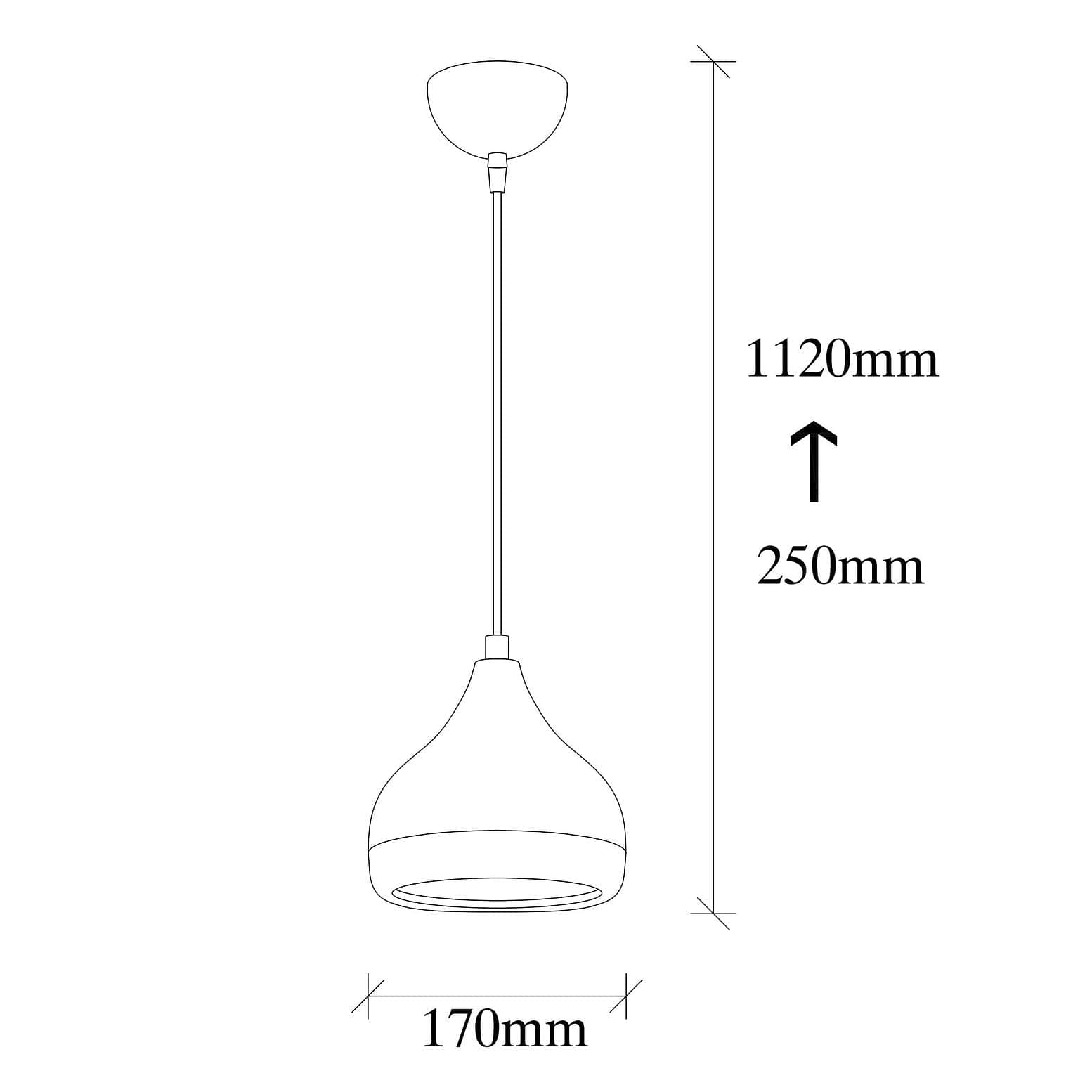 Lampada Yildo 6866 Nero (4)