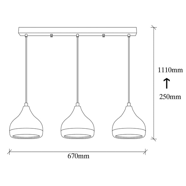 Lampada Yildo 6876 Multicolore (2)