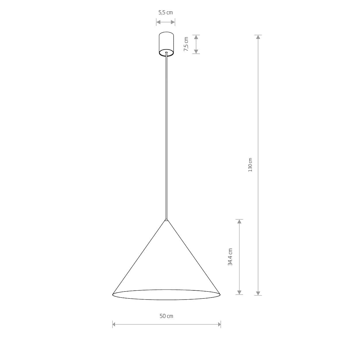 Lampada Zenith L Nero (2)