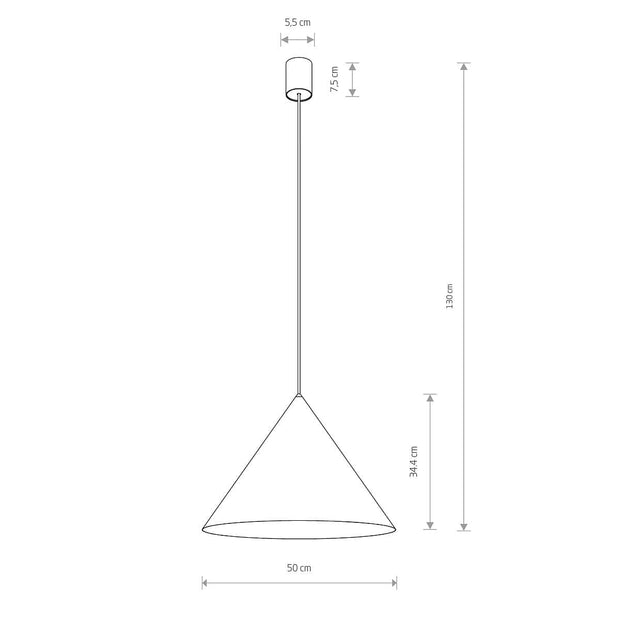 Lampada Zenith L Nero (2)