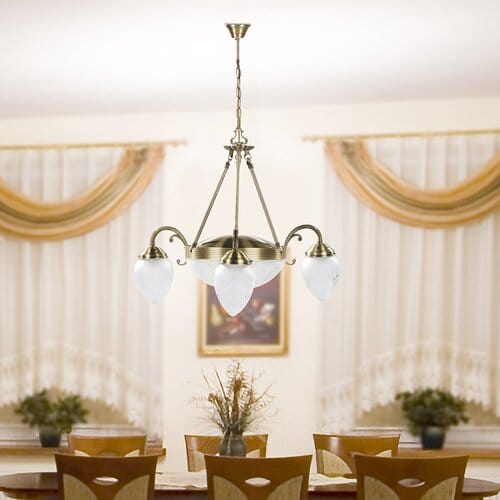Lampadario Annabella 8633 Bronzo (2)
