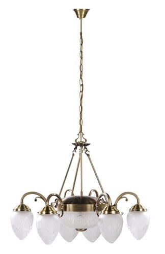 Lampadario Annabella 8636 Bronzo