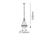 Lampadario Annabella 8637 Bronzo (1)