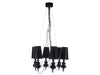 Lampadario Baroco 6 AZ1379 Nero