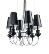 Lampadario Baroco 6 AZ1379 Nero (2)