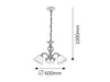 Lampadario Beckworth 7133 Bronzo (1)