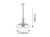 Lampadario Beckworth 7135 Bronzo (1)