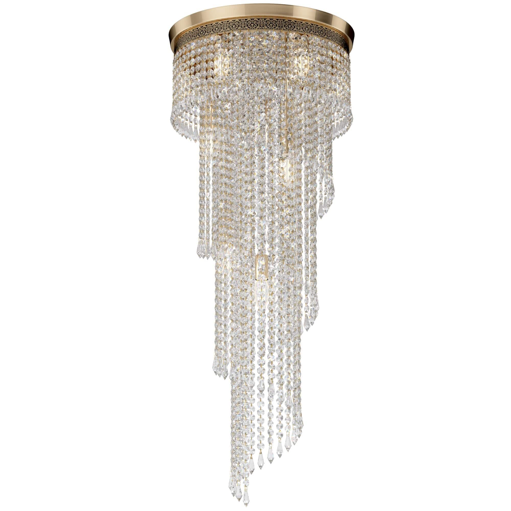 Lampadario Cascade Oro