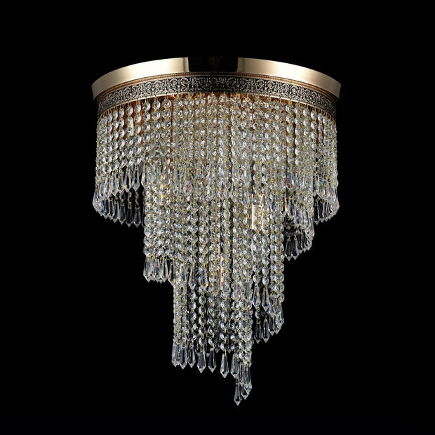 Lampadario Cascade Oro