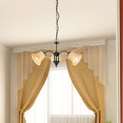 Lampadario Colette 7367 Nero (2)