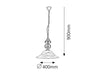 Lampadario Dorothea 7776 Nero (1)