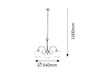 Lampadario Edith 7275 Ottone (2)