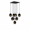 Lampadario Efe 2161 Nero