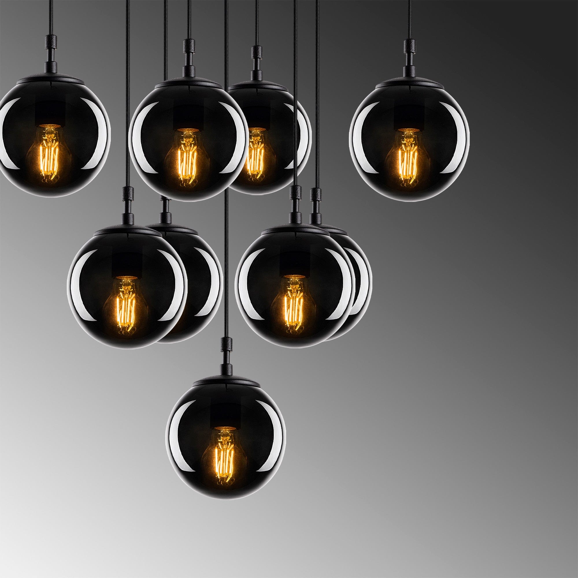 Lampadario Efe 2161 Nero (6)