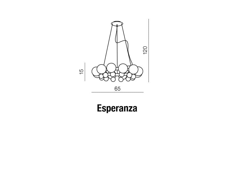 Lampadario Esperanza AZ0095 Bianco (8)