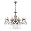 Lampadario Grace Ottone