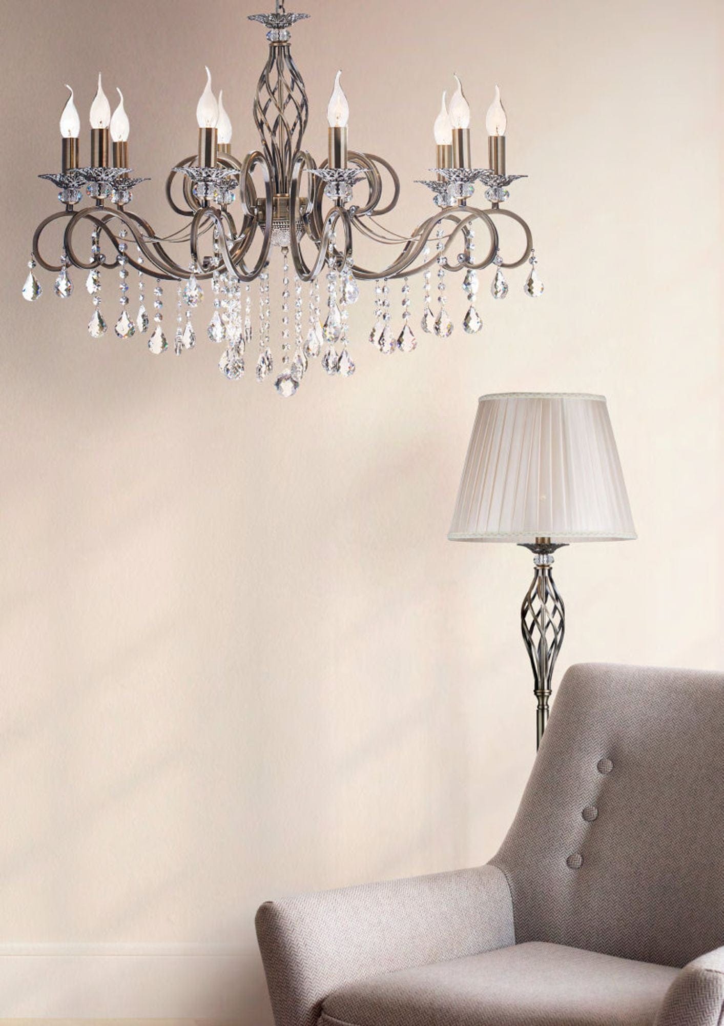 Lampadario Grace Ottone (1)