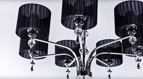 Lampadario Impress 7 AZ0500 Nero (1)