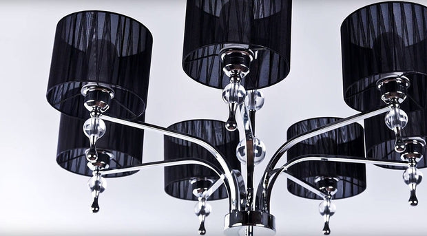 Lampadario Impress 7 AZ0500 Nero (1)