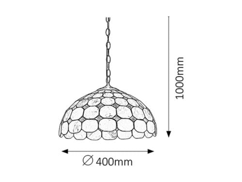 Lampadario Marvel 8076 Bronzo (1)