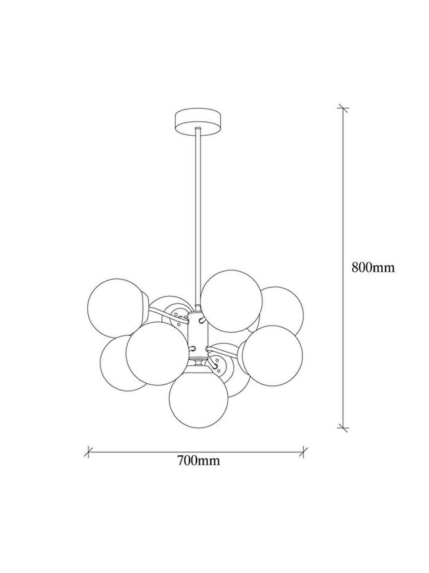 Lampadario Mudoni MR-836 Oro (4)