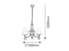 Lampadario Petronel 7078 Nero (1)