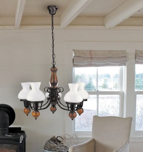 Lampadario Petronel 7079 Nero (2)