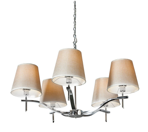 Lampadario Princessa 5 AZ0724 Beige