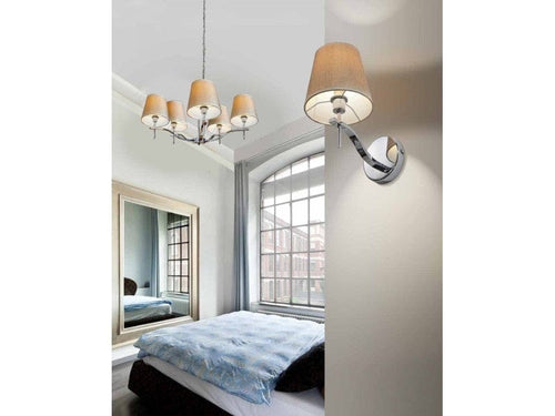 Lampadario Princessa 5 AZ0724 Beige (1)