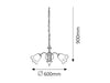 Lampadario Rafaella 7233 Oro (1)