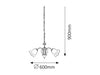 Lampadario Rafaella 7243 Cromo (1)