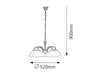 Lampadario Regina 8175 Bronzo (1)