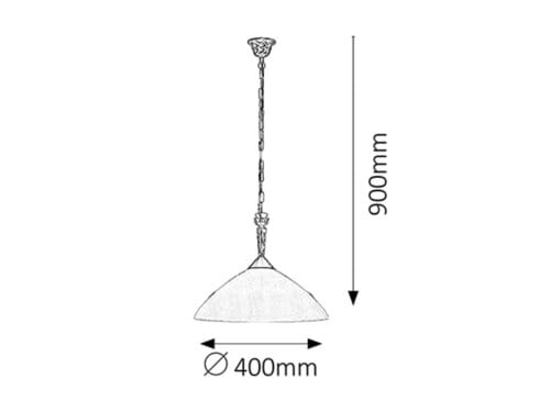 Lampadario Regina 8176 Bronzo (1)