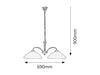 Lampadario Regina 8177 Bronzo (1)
