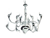 Lampadario Snake 2 AZ0043 Cromo
