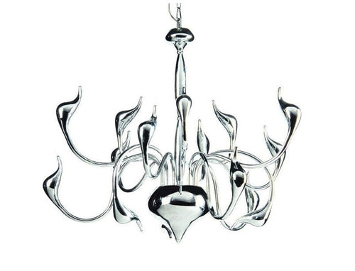 Lampadario Snake 2 AZ0043 Cromo