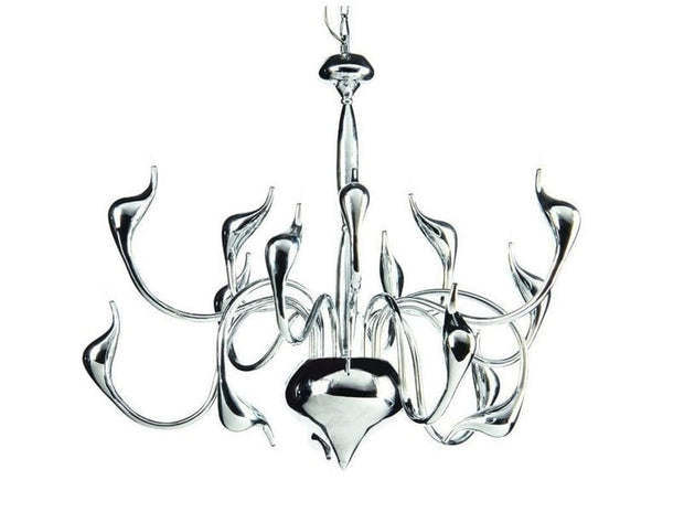 Lampadario Snake 2 AZ0043 Cromo