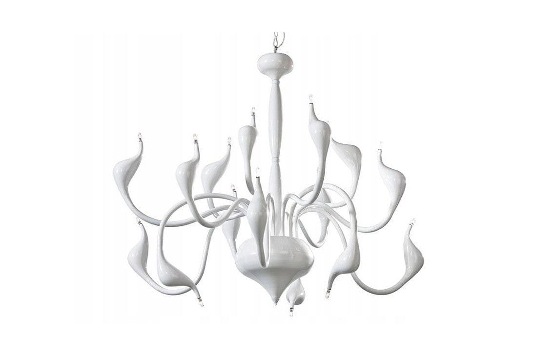 Lampadario Snake 2 AZ0172 Bianco